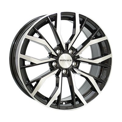 MONACO WHEELS GP5 8x18 5x100 ET37 gloss black polished – Sleviste.cz
