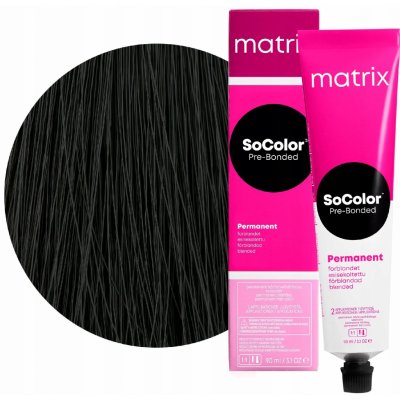 Matrix SoColor Pre-Bonded Blended Color 2N Black Neutral 90 ml – Zboží Mobilmania