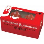 Chessex Sada kostek Ultra Pro Dungeons & Dragons Heavy Metal Red and White D20 2 ks – Zboží Mobilmania