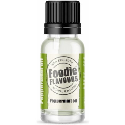 Foodie Flavours Přírodní koncentrované aroma 15 ml mátový olej – Hledejceny.cz
