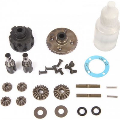 Team Losi Racing přední/zadní diferenciál kompletní kovové převody: 22X-4 – Sleviste.cz