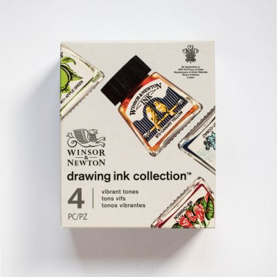 Tuše Winsor & Newton Drawing Ink Vibrat Tones sada 4 ks – Zboží Dáma