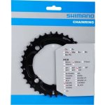 Shimano převodník SH Deore M617/627 AL 36z černý 2x10 – Zboží Dáma