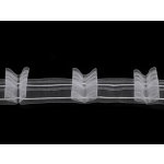 Záclonovka 2 skladová šíře 50 mm, střední, transparent (bal. 50) – Zboží Dáma