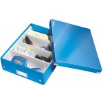 Leitz Krabice na DVD Click Store Modrá – Sleviste.cz