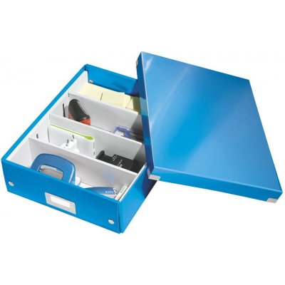 Leitz Krabice na DVD Click Store Modrá – Zboží Mobilmania