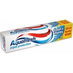 Aquafresh TRIPLE PROTECTION FRESH & MINT ZUBNÍ PASTA 125 ml
