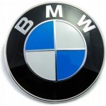 BMW znak na kapotu a kufr 82mm modrá - přední i zadní logo