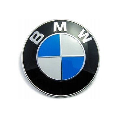 BMW znak na kapotu a kufr 82mm modrá - přední i zadní logo – Zboží Mobilmania