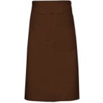 Link Kitchen Wear Kuchařská zástěra s kapsou X970T Brown 100x70cm – Hledejceny.cz
