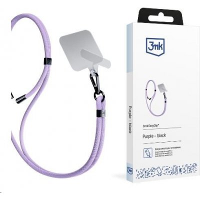 3mk EasyClip univerzální šňůrka pro telefony se zadním krytem fialová – Zboží Živě