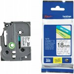 Brother TZE-141, černý tisk průsvitný podklad, 8m x 18mm – Zboží Dáma