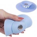 HomeLife Silikonová zátka a sítko do dřezu KLIK-KLAK 2v1, modrá, LN1035 – Sleviste.cz