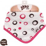 Kikko XKKO BMB Bambusový slintáček/šátek Hearts/Waves lilac waves – Zbozi.Blesk.cz