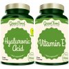 Vitamín a minerál Greenfood Nutrition Kyselina Hyaluronová 60 kapslí + Vitamin E 60 kapslí