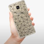 Pouzdro iSaprio Abstract Triangles 03 Samsung Galaxy A3 2016 černé – Hledejceny.cz