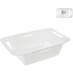 Orion Teleskopický košík do dřezu, bílá – Zboží Mobilmania