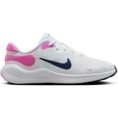 Nike Revolution 7 white/midnight navy/playful pink – Zboží Dáma