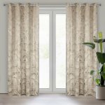 EUROFIRANY ZATEMŇOVACÍ ZÁVĚS NA KROUŽCÍCH DEBRA 135X270 CM BÉŽOVÁ – Hledejceny.cz