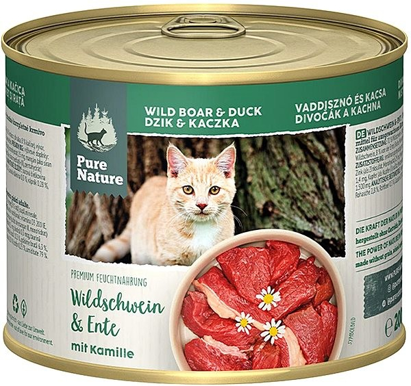 Pure Nature Cat Adult Divočák a Kachna 0,2 kg