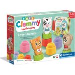 CLEMENTONI BABY Soft Clemmy Hrací sada s knížkou Milá zvířátka – Zboží Dáma