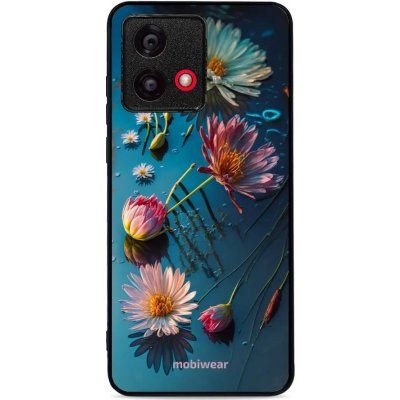 Mobiwear Glossy Motorola Moto G84 G013G Květy na hladině – Zboží Živě