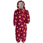 Pidi Lidi Zimní kombinéza zateplená s liškami vínová – Hledejceny.cz