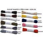 Šňůrky ploché 70cm, mix barev - bílá – Hledejceny.cz