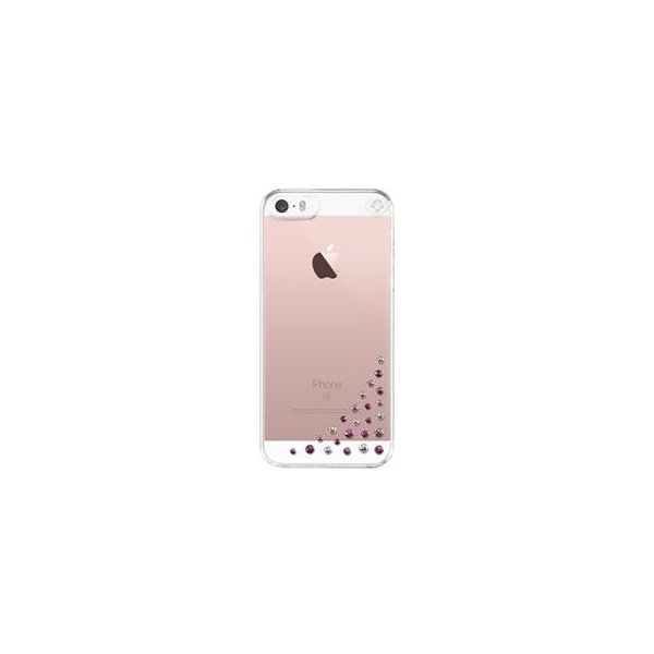 Pouzdro a kryt na mobilní telefon Pouzdro Bling My Thing Diffusion Pink Mix Apple iPhone 5 5S SE / MADE WITH SWAROVSKI® ELEMENTS