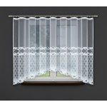 Dekorační žakárová záclona s řasící páskou MICHAELA 160 bílá 400x160 cm MyBestHome – Zboží Mobilmania