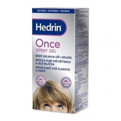 Hedrin Once gel ve spreji hubí vši do 15 min 100 ml – Zboží Dáma
