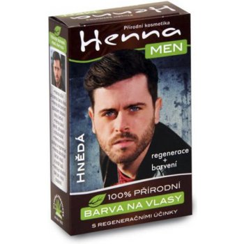 Henna Men barva na vlasy pro muže hnědá 33 g