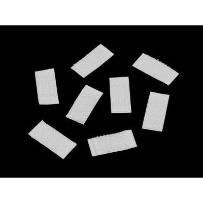 Suchý zip samolepicí obdélníčky sypané 10x20 mm Varianta: 1 bílá háček, Balení: 1 sáček – Hledejceny.cz