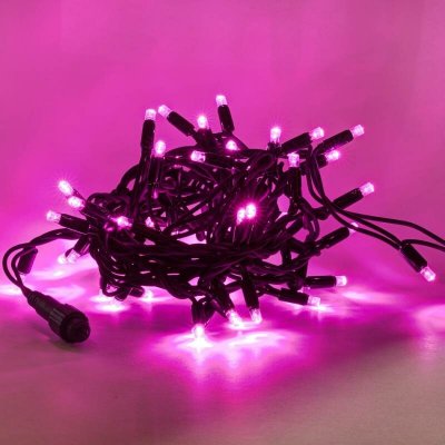 DECOLED LED světelný řetěz, 5 m, růžová, 50 diod, IP67, Easy fix – Hledejceny.cz