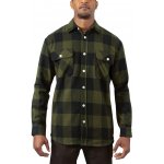 Rothco košile dřevorubecká flannel kostkovaná olive drab