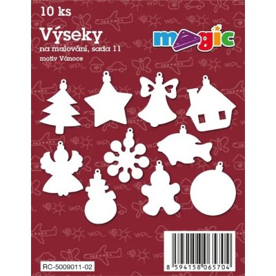 Magic výseky na malování sada 11 Vánoce – Sleviste.cz