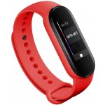 Xiaomi Mi Band 5/6 náhradní náramek - Jednobarevný Barva: Červená MBS5-CERV – Zboží Živě