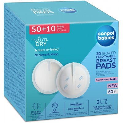 Canpol Babies Tampóny do podprsenky Standard 50ks 10 ks – Hledejceny.cz