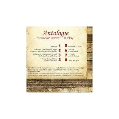 Antologie moravské lidové hudby - Antologie moravské lidové hudby CD