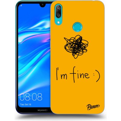 Pouzdro Picasee silikonové Huawei Y7 2019 - I am fine čiré – Zboží Mobilmania