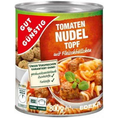 G&G rajčatový hrnec s nudlemi a masovými kuličkami 0,8 kg – Zboží Dáma
