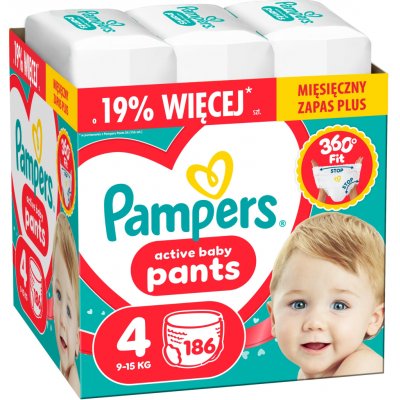 Pampers Active Baby 4 186 – Zboží Dáma