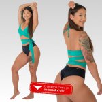Nebbia Formosa bikini spodní díl 753 Black černá – Zboží Mobilmania