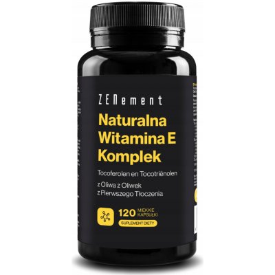 Zenement Vitamín E 120 kapslí bez lepku bez laktózy – Hledejceny.cz