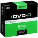 Intenso DVD-R 4,7GB 16x, slimbox, 10ks (4101652)