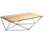 Nordic Design Deryl 140x80 přírodní s černou podnoží – Zboží Dáma