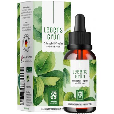 Naturtreu Chlorofylové kapky Lebens Grün 50 ml