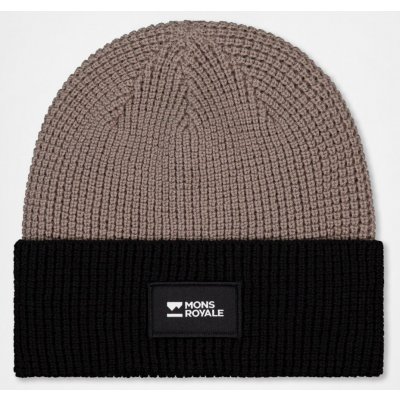 Mons Royale BLUFF MERINO BEANIE cinder black – Hledejceny.cz
