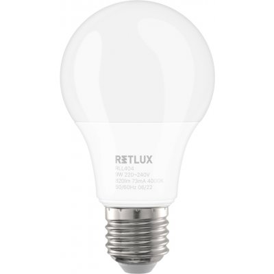 Retlux RLL 404 A60 E27 bulb 9W CW – Zboží Mobilmania