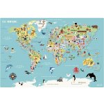 Vilac magnetická mapa světa Ingela – Hledejceny.cz